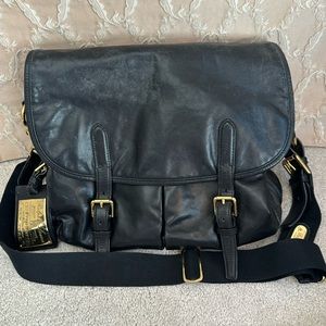 Vintage leather Ralph Lauren handbag